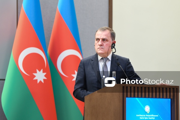 Ceyhun Bayramov və Seyid Abbas Əraqçının birgə mətbuat konfransı