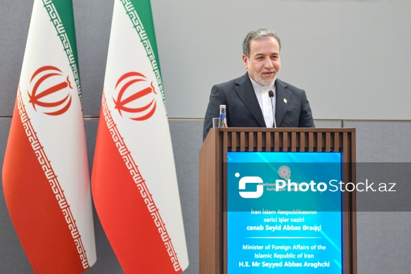 Ceyhun Bayramov və Seyid Abbas Əraqçının birgə mətbuat konfransı