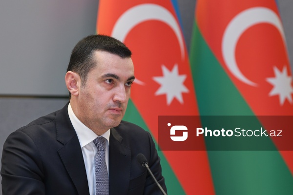 Ayxan Hacızadə - Xarici İşlər Nazirliyində keçirilən mətbuat konfransında