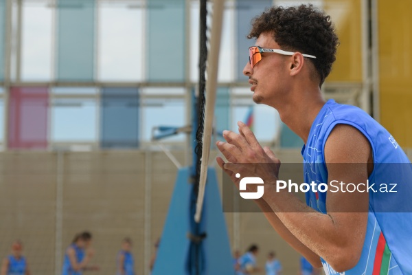 Çimərlik voleybolu üzrə milli yığma komandaların məşq prosesi