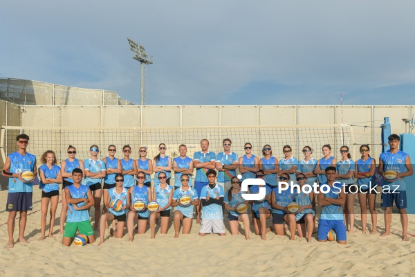 Çimərlik voleybolu üzrə milli yığma komandaların məşq prosesi