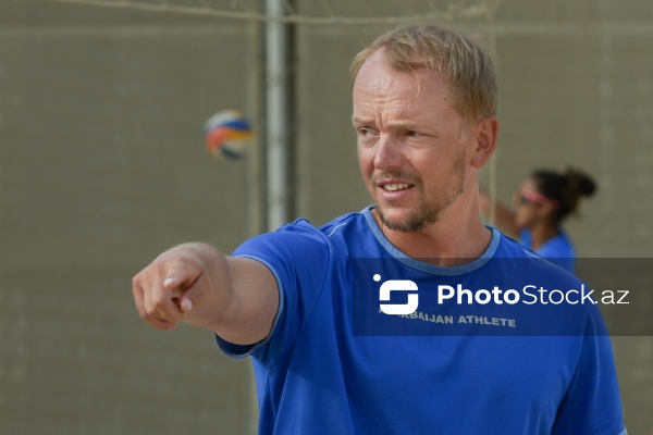 Atvars Vilde - Çimərlik voleybolu üzrə milli yığma komandaların məşq prosesində