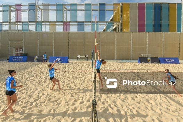 Çimərlik voleybolu üzrə milli yığma komandaların məşq prosesi