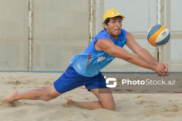 Çimərlik voleybolu üzrə milli yığma komandaların məşq prosesi