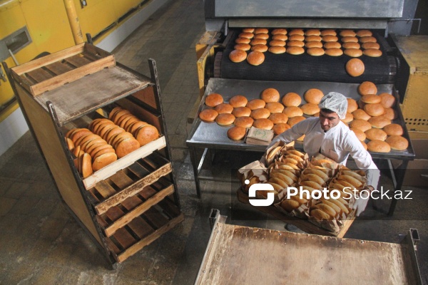 Müxtəlif növ çörək məhsullarının hazırlandığı un məmulatları sexi