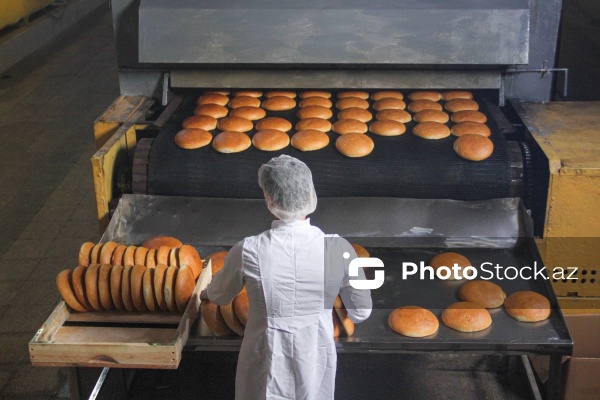 Müxtəlif növ çörək məhsullarının hazırlandığı un məmulatları sexi