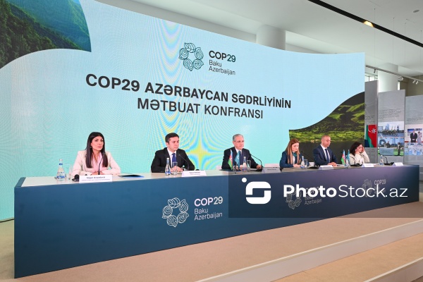 COP29 Azərbaycan sədrliyinin mətbuat konfransı