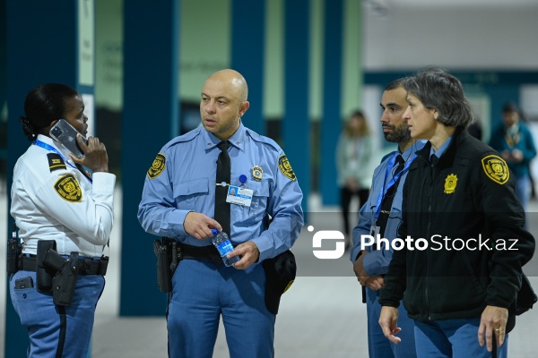 COP29-da çalışan BMT polisləri