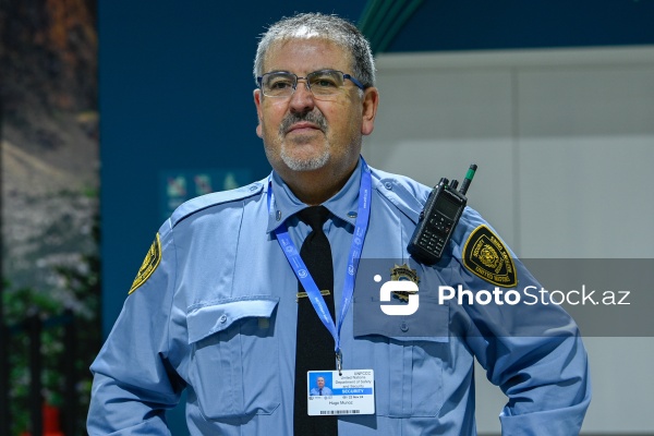 COP29-da çalışan BMT polisləri