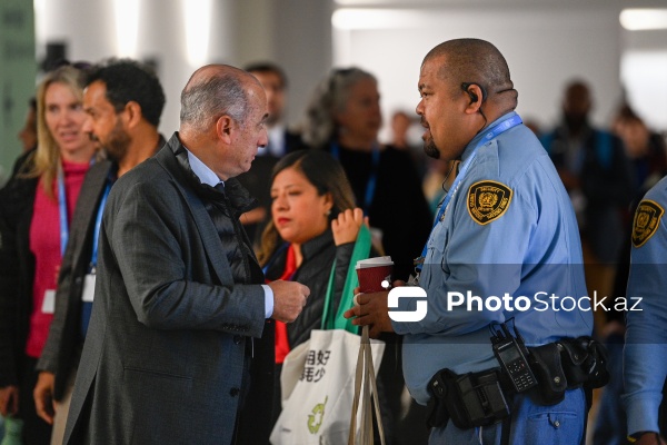 COP29-da çalışan BMT polisləri