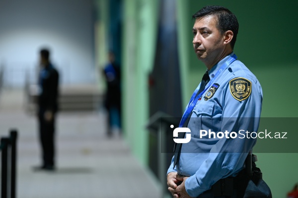 COP29-da çalışan BMT polisləri