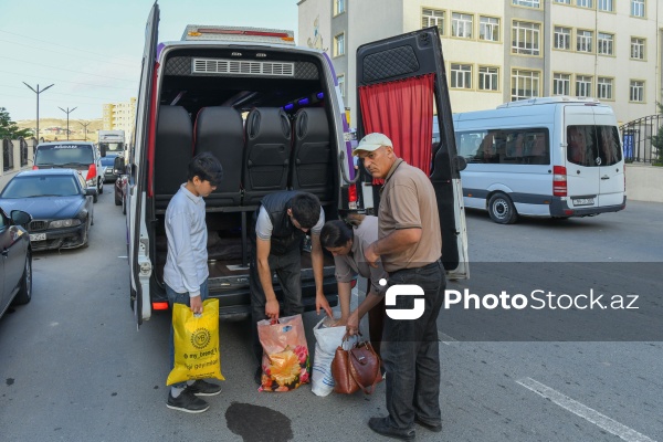 Daha 153 nəfər doğma Füzuli şəhərinə yola salınıb