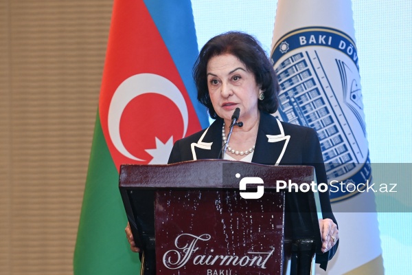 Gülçöhrə Məmmədova - "Davamlı və dayanıqlı şəhər inkişafı üçün insan kapitalının formalaşdırılması" mövzusunda keçirilən beynəlxalq konfransda