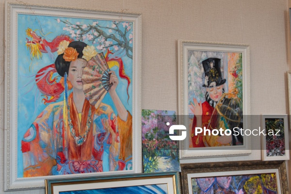 Gənc rəssam Leyla Qurbanova