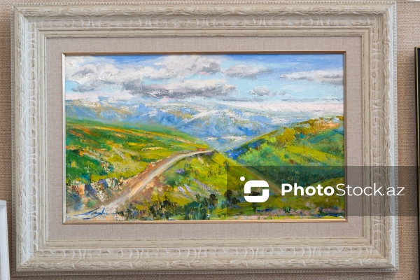 Gənc rəssam Leyla Qurbanova