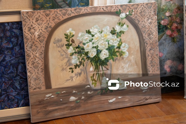 Gənc rəssam Leyla Qurbanova