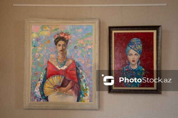 Gənc rəssam Leyla Qurbanova