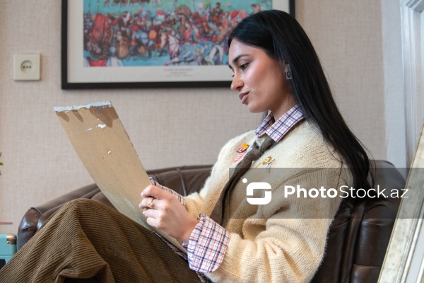 Gənc rəssam Leyla Qurbanova