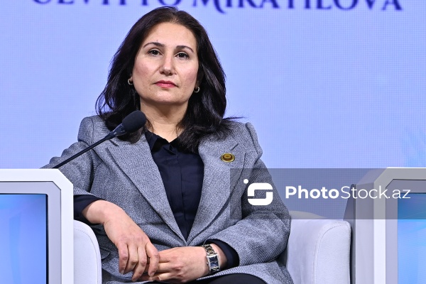 Taliyə İbrahimova - "Dayanıqlı inkişaf: ailə, qadın və uşaq siyasəti" mövzusunda keçirilən konfransda