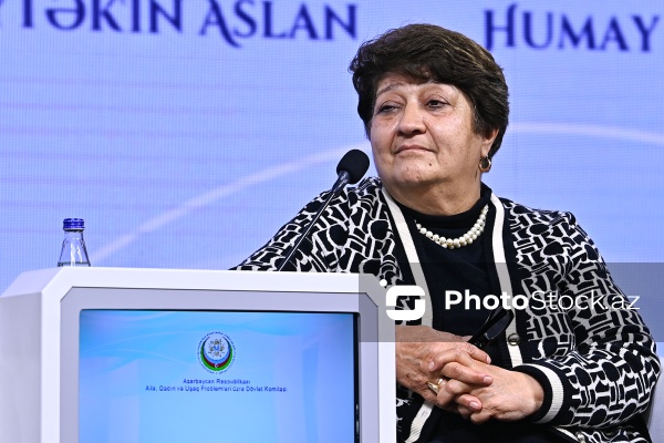 Ülviyyə Mikayılova - "Dayanıqlı inkişaf: ailə, qadın və uşaq siyasəti" mövzusunda keçirilən konfransda