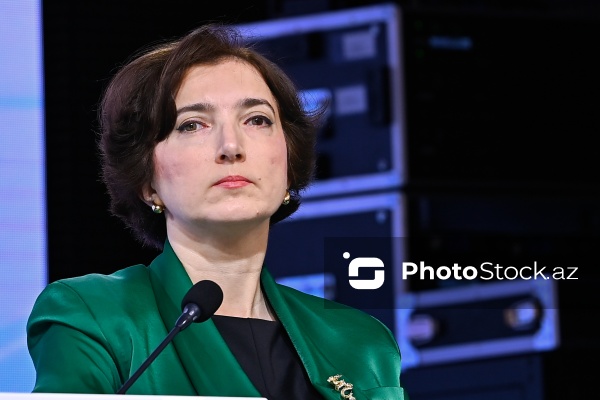Humay Axundzadə - "Dayanıqlı inkişaf: ailə, qadın və uşaq siyasəti" mövzusunda keçirilən konfransda