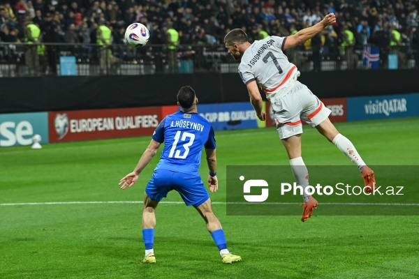 DÇ-2026-nın seçmə mərhələsi: Azərbaycan - İslandiya oyunu