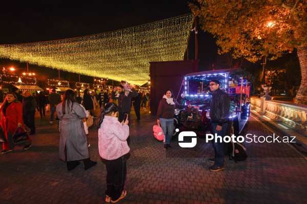 Dənizkənarı Milli Parkda açılan Yeni il yarmarkası