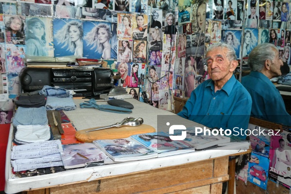 95 yaşlı dərzi Rasim Məmmədov
