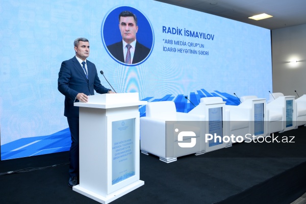 Radik İsmayılov - "Dini mövzuların mediada təqdimatı: dini sabitliyin qorunmasında birgə məsuliyyət" mövzusunda konfransda