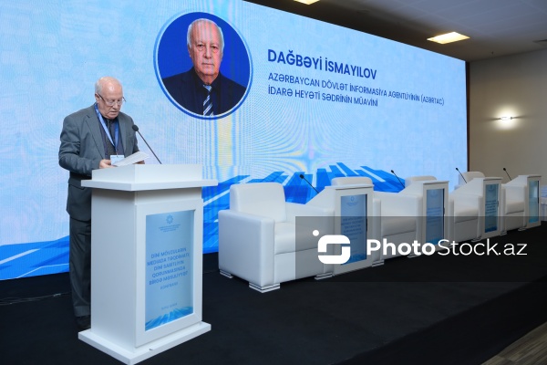 Dağbəyi İsmayılov - "Dini mövzuların mediada təqdimatı: dini sabitliyin qorunmasında birgə məsuliyyət" mövzusunda konfransda