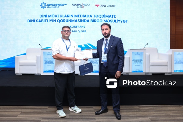 "Dini mövzuların mediada təqdimatı: dini sabitliyin qorunmasında birgə məsuliyyət" mövzusunda konfrans