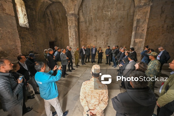 Diplomatik korpusun nümayəndələri Kəlbəcər rayonundakı Xudavəng monastır kompleksi ilə tanış olublar