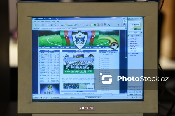 İnformasiya texnologiyalarına həsr olunmuş ekspozisiya guşəsi