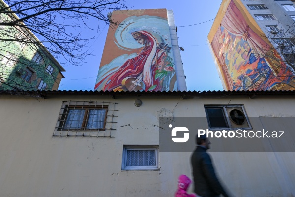 Bakını bəzəyən divar rəsmləri və qraffiti sənəti