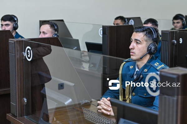 Dövlət Sərhəd Xidmətinin Akademiyasında kursantların təlim və tədris prosesi