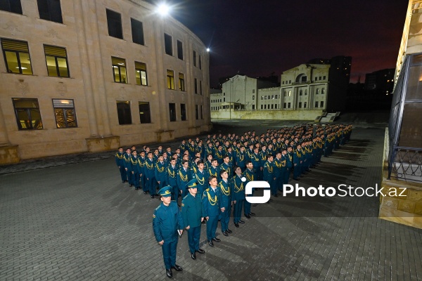 Dövlət Sərhəd Xidmətinin Akademiyasında kursantların təlim və tədris prosesi