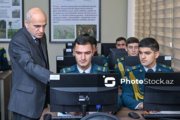 Dövlət Sərhəd Xidmətinin Akademiyasında kursantların təlim və tədris prosesi