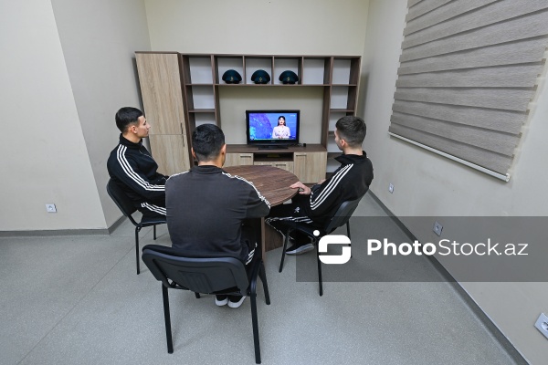 Dövlət Sərhəd Xidmətinin Akademiyasında kursantların təlim və tədris prosesi