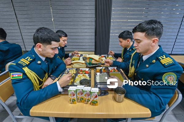 Dövlət Sərhəd Xidmətinin Akademiyasında kursantların təlim və tədris prosesi