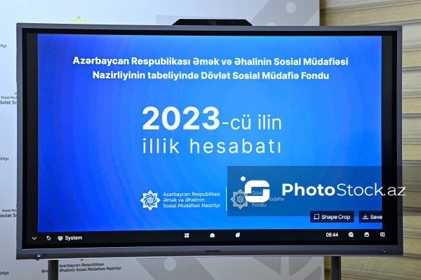 Dövlət Sosial Müdafiə Fondunun 2023-cü ilin yekunlarına dair keçirdiyi mətbuat konfransı