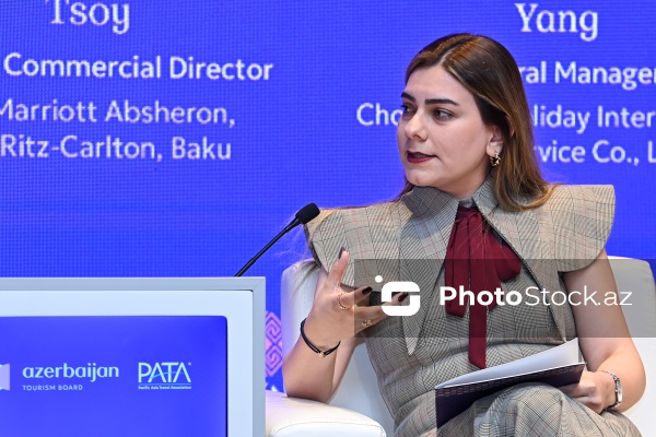 Fərəh Mənsimova - Dövlət Turizm Agentliyi və Asiya-Sakit Okean Turizm Assosiasiyasının birgə sammitində