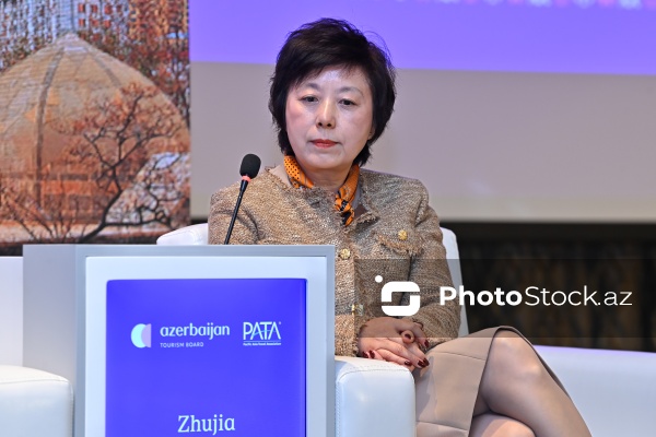 Zhujun Yang - Dövlət Turizm Agentliyi və Asiya-Sakit Okean Turizm Assosiasiyasının birgə sammitində