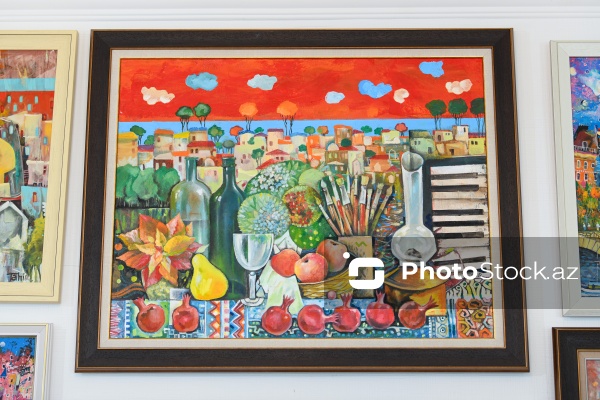 Doğulduğu Bakı şəhərindən ilham alan rəssam Tahir Şıxəliyev