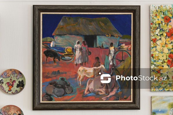 Doğulduğu Bakı şəhərindən ilham alan rəssam Tahir Şıxəliyev