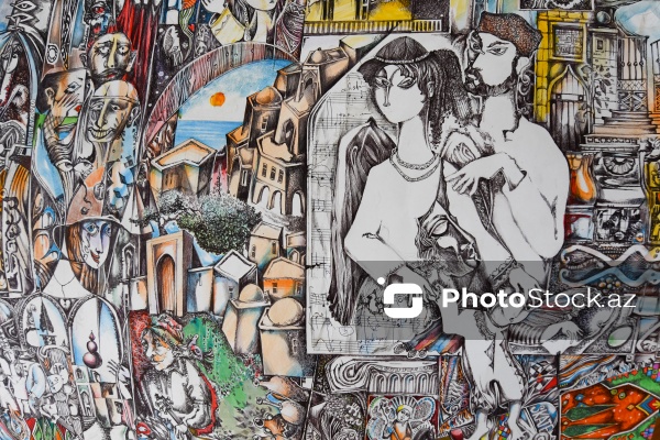 Doğulduğu Bakı şəhərindən ilham alan rəssam Tahir Şıxəliyev