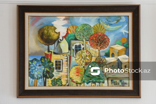 Doğulduğu Bakı şəhərindən ilham alan rəssam Tahir Şıxəliyev