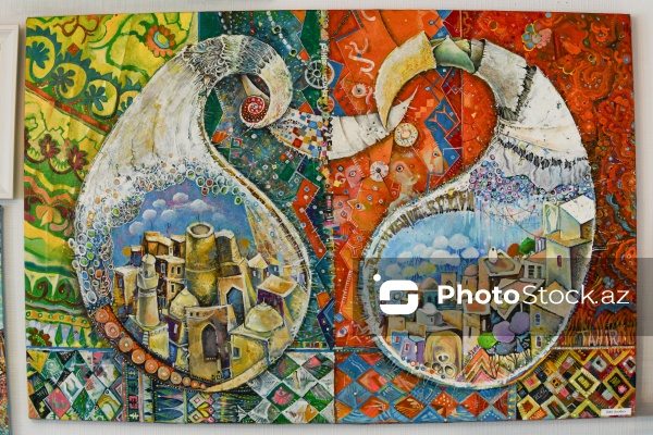 Doğulduğu Bakı şəhərindən ilham alan rəssam Tahir Şıxəliyev