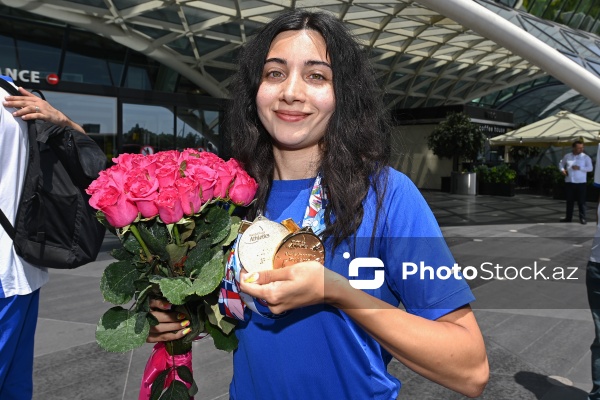 Dünya çempionatında 4 qızıl medal qazanan paraatletika üzrə milli komandamız Azərbaycana qayıtdı