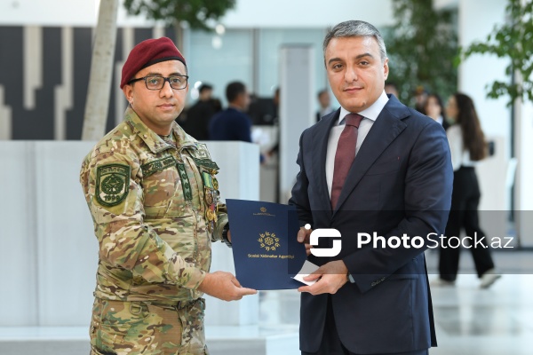 ƏƏSMN tərəfindən şəhid ailələrinə və müharibə əlillərinə 100 mənzil verilib