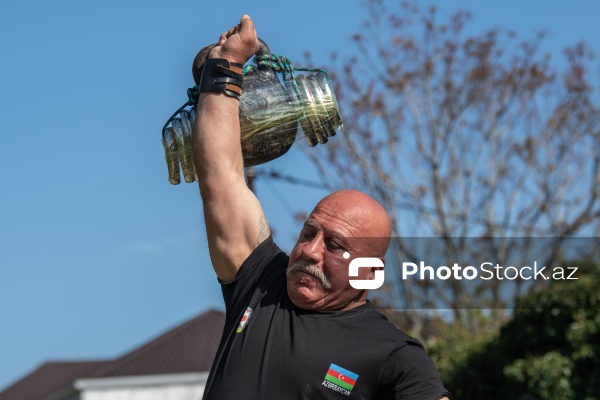 64 yaşlı xalq pəhləvanı Əliyar Musayev